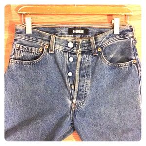 Reformation Levi’s 501 Vintage Redone blue Jean